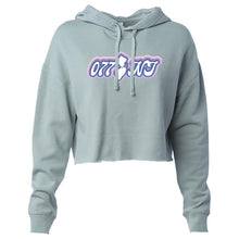 Load image into Gallery viewer, The Purple Fade Cropped Hoodie
